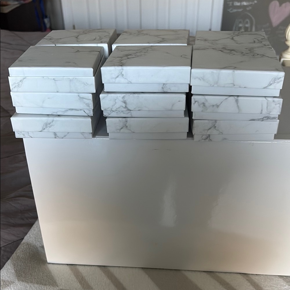 Marble Patterned jewelry boxes